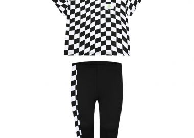 Παιδικό σετ 2 τεμάχια με τύπωμα για κορίτσι | ΜΑΥΡΟ - Energiers - 